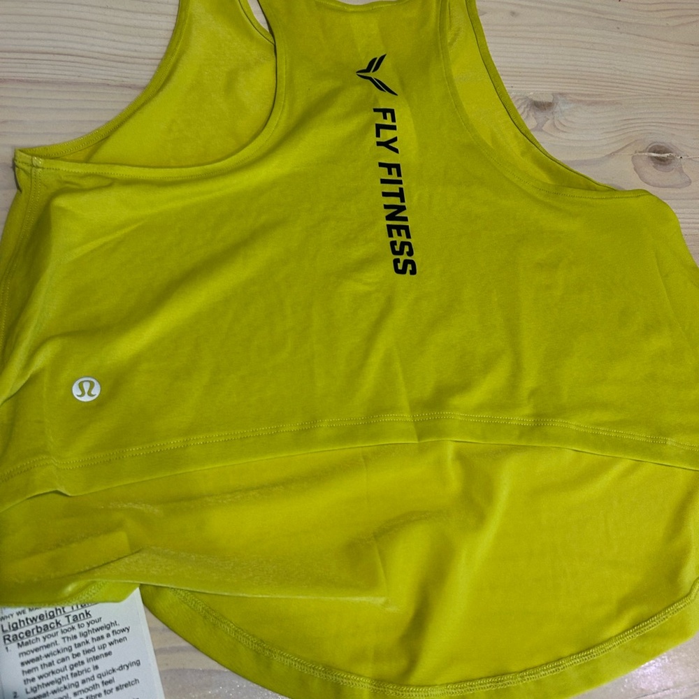 lululemon athletica Bright Yellow Fitness Tank